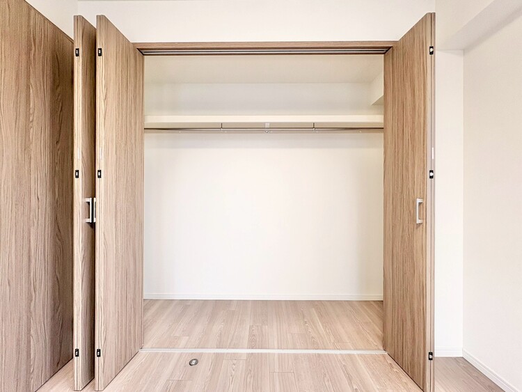 収納 居室にはクローゼットがあり、荷物もスッキリ収納して快適にお過ごしいただけます。