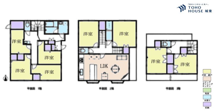 間取り ８ＬＤＫ、土地面積１０２．２３平米、建物面積１４７．２３平米