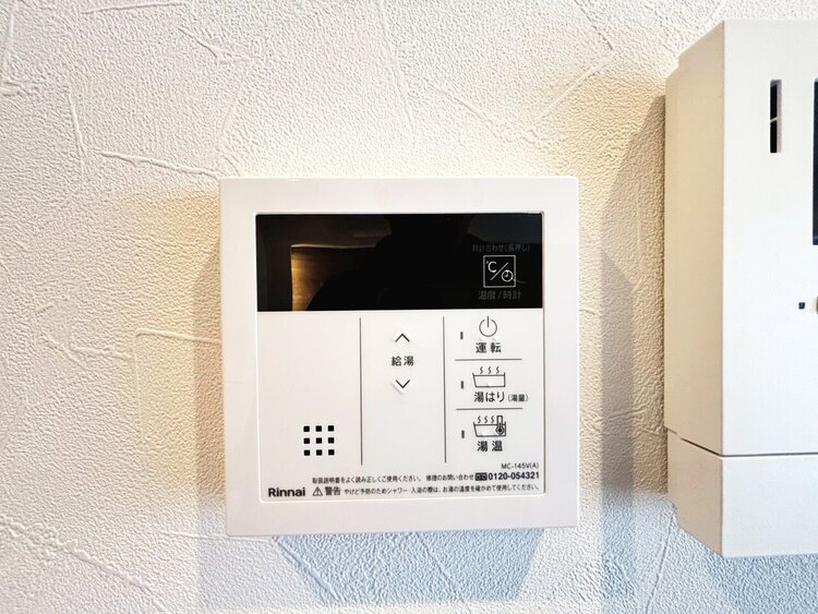 設備 見やすい画面で操作しやすい給湯パネルです。