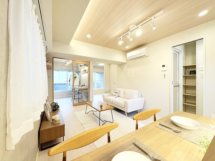 居間 「空間が織り成すひとつ先の住み心地」を演出します。