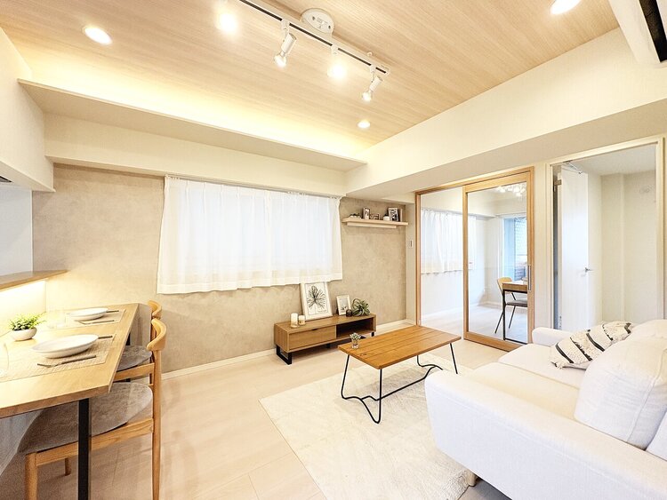 居間 ひとつひとつの空間に宿した機能性、そして美意識。