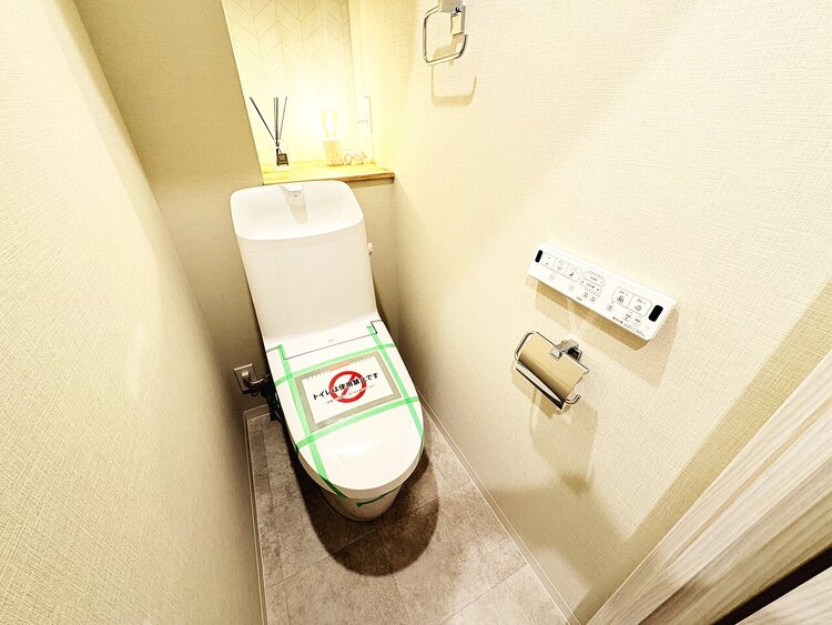 トイレ 暮らしの中のさりげないひとときの快適さにも、こだわりを、持って設備を配しております。