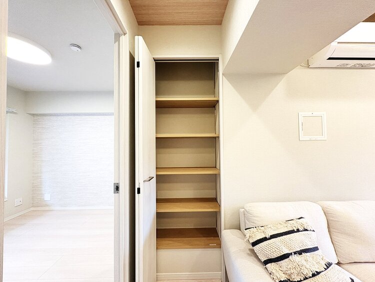 収納 暮らし心地を大きく左右する収納を、適材適所に配置し使い勝手を考慮しました。