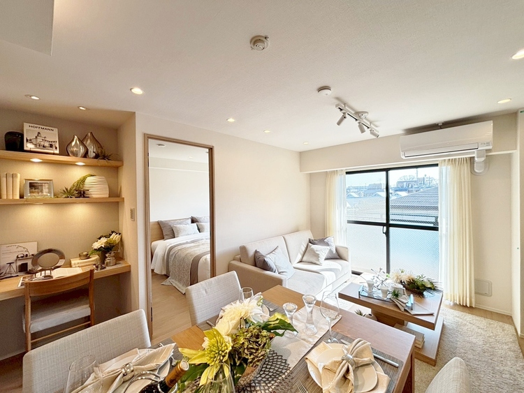 居間 「空間が織り成すひとつ先の住み心地」を演出します。