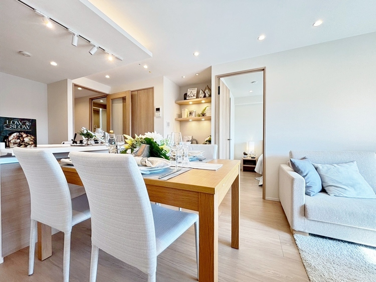 居間 ひとつひとつの空間に宿した機能性、そして美意識。