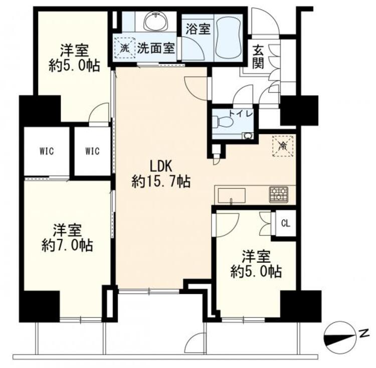 間取り ３ＬＤＫ