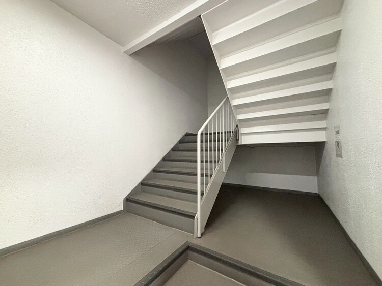 その他 共用部の階段です。明るく清潔に管理されています。