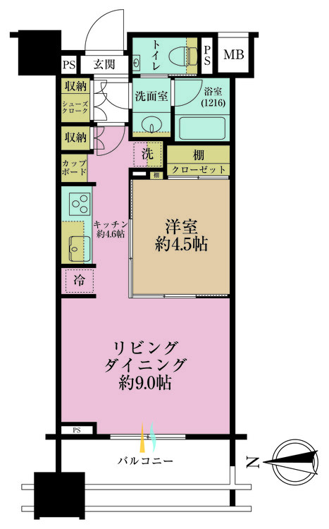 その他 1LDK、専有面積40.34m2