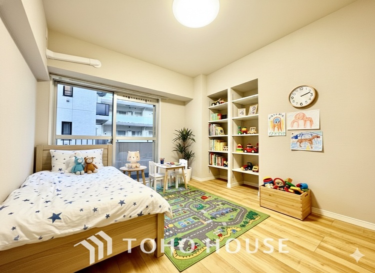 内装 ＊配置してある家具や小物はCGによるイメージ画像です。寝室は一日の疲れを癒す大切な空間。快適で落ち着けるおすすめの間取りです。