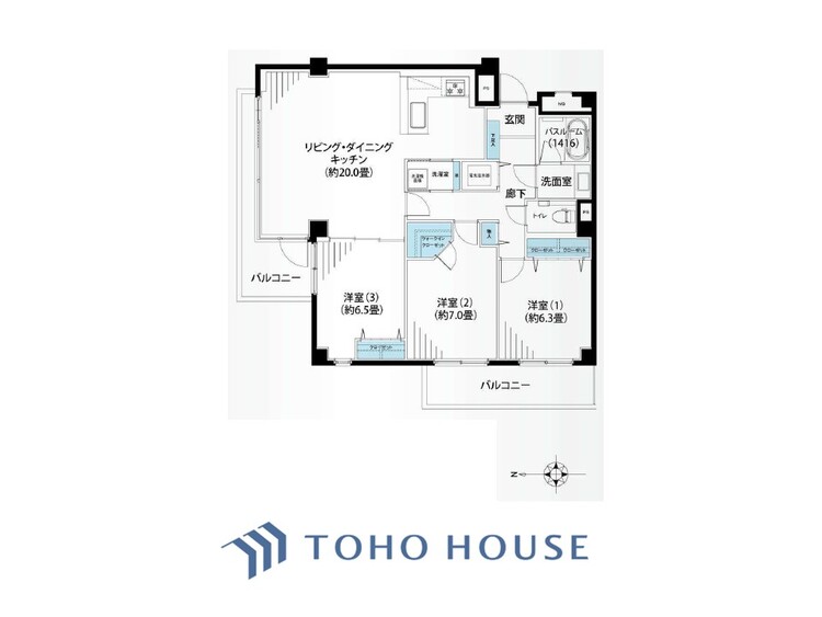 間取り 暮らし続けることで、住まいの意味を問いかける。団欒を育むスペースは通風・日当たり良好で、窓を開けるとすこやかな風が吹き抜けます。