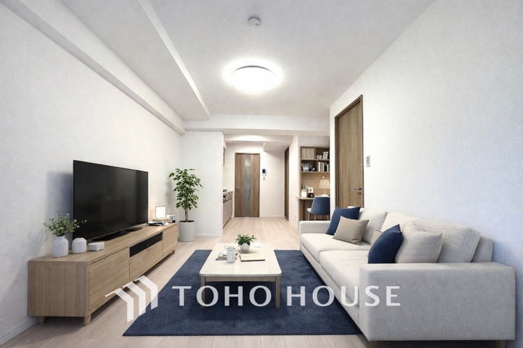 内装 【LIVING】◆煌びやか◆愛おしい家族との団欒の時間をより一層幸せなものに感じさせる煌びやかなLDK。輝かしい毎日が待っています。※この画像の家具の配置には、CGによる加工を施しております。