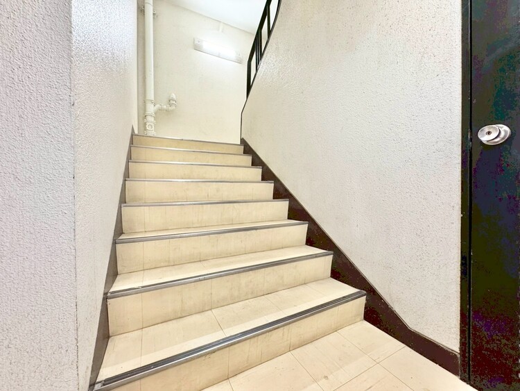 その他 共用部の階段です。明るく清潔に管理されています。