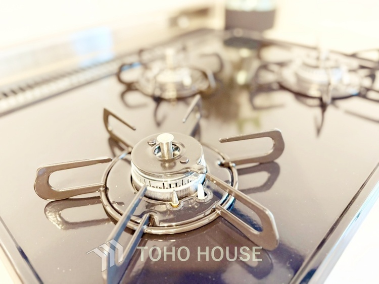 キッチン 【KITCHEN】◆家族のおはよう◆の声を笑顔で迎えてあげられるシステムキッチン。朝ごはんが楽しみでちょっと早起きしたくなるんです。