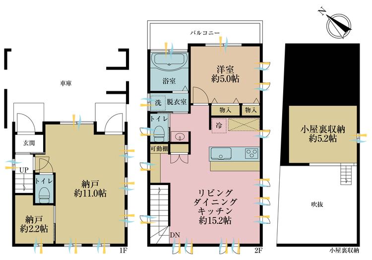 その他 1LDK+S（納戸）、土地面積75m2、建物面積70.31m2