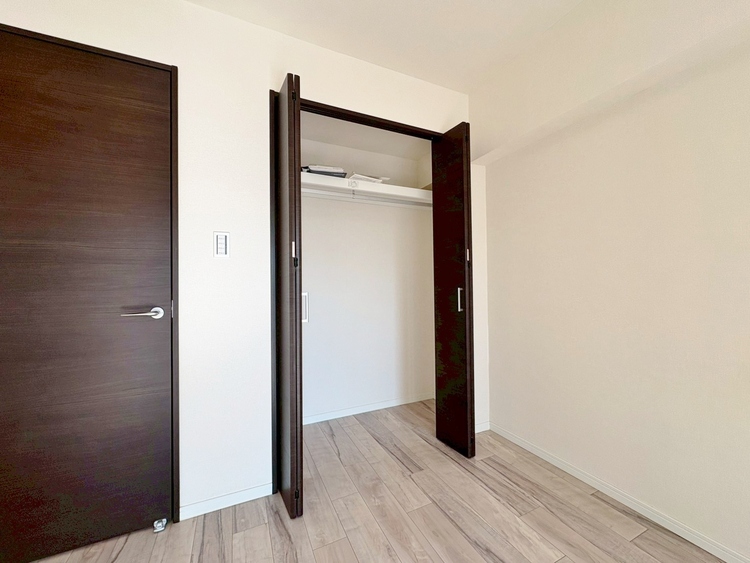 収納 居室にはクローゼットがあり、荷物もスッキリ収納して快適にお過ごしいただけます。