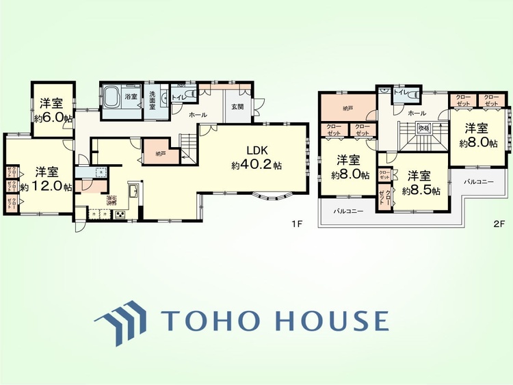 間取り 5SSLDK　土地面積546.2平米、建物面積220.47平米