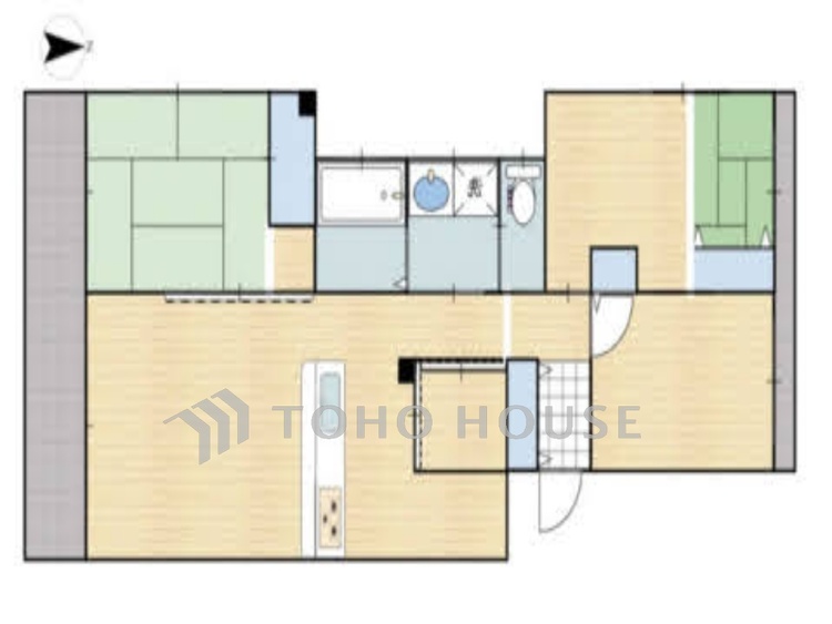 間取り 暮らし続けることで、住まいの意味を問いかける。団欒を育むスペースは通風・日当たり良好で、窓を開けるとすこやかな風が吹き抜けます。