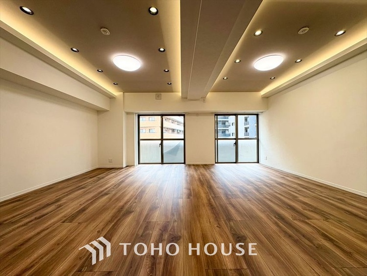 内装 【LIVING】◆simple is best◆無駄のない綺麗なつくりのリビングルームであなただけの暮らしを。