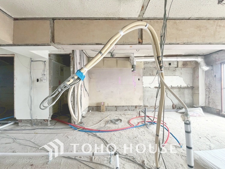 キッチン 現在改装中◆家族のおはよう◆の声を笑顔で迎えてあげられるシステムキッチン。朝ごはんが楽しみでちょっと早起きしたくなるんです。