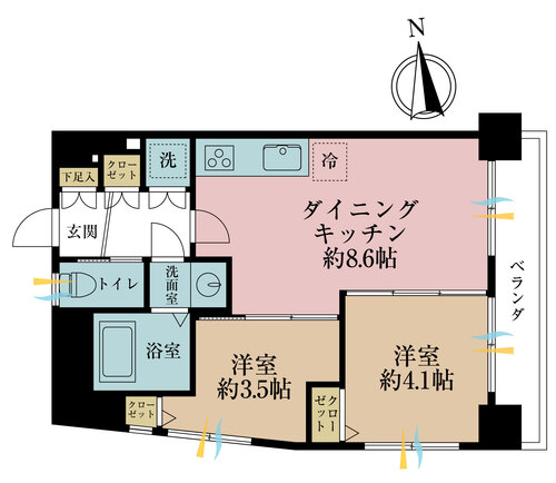 パールハイツ桜上水の物件画像