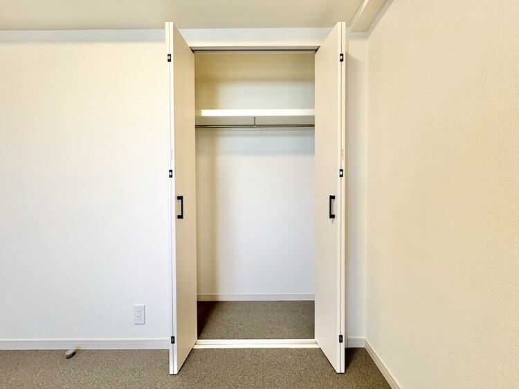 収納 居室にはクローゼットがあり、荷物もスッキリ収納して快適にお過ごしいただけます。