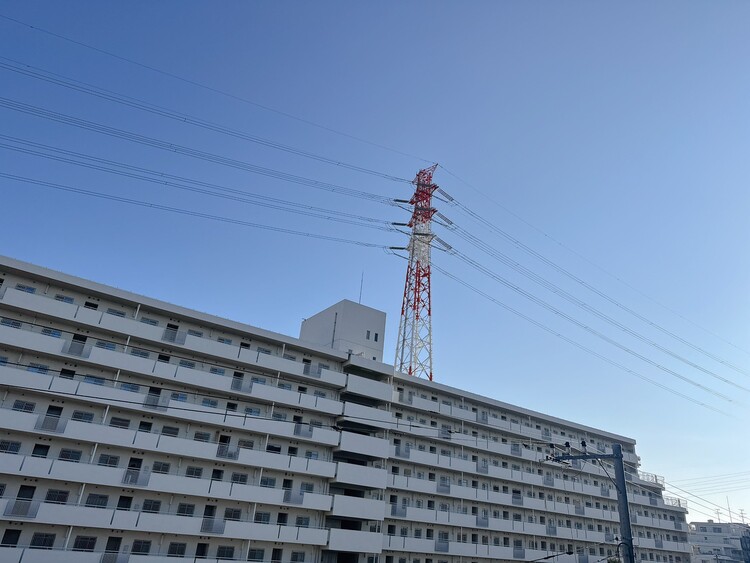 バルコニー 頬をなでる、優しい風を感じることが出来ます。