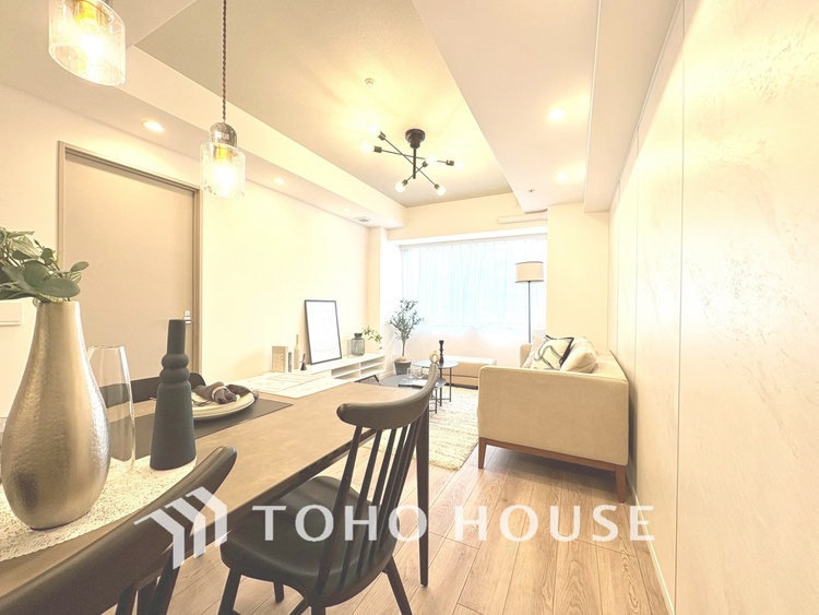 内装 【LIVING】◆simple is best◆無駄のない綺麗なつくりのリビングルームであなただけの暮らしを。