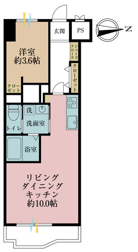 築地永谷コーポラスの物件画像
