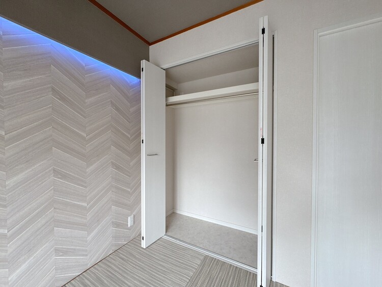 収納 居室にはクローゼットがあり、荷物もスッキリ収納して快適にお過ごしいただけます。