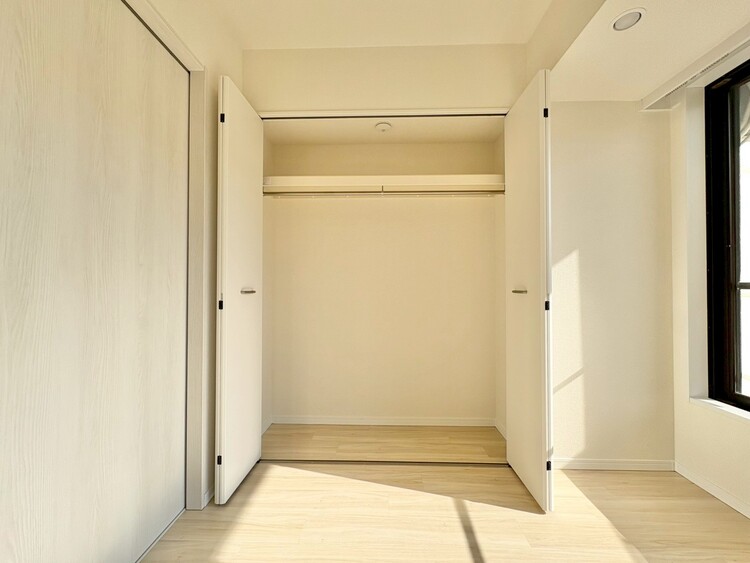 収納 居室にはクローゼットがあり、荷物もスッキリ収納して快適にお過ごしいただけます。