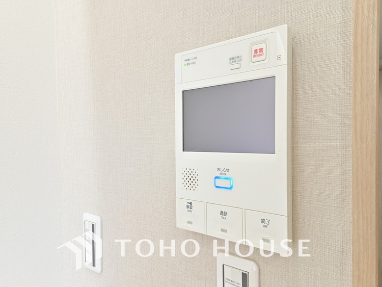 その他 来客が一目でわかるモニター付きインターホン