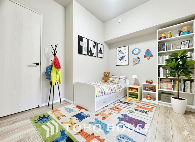 内装 ＊配置してある家具や小物はCGによるイメージ画像です。寝室は一日の疲れを癒す大切な空間。快適で落ち着けるおすすめの間取りです。