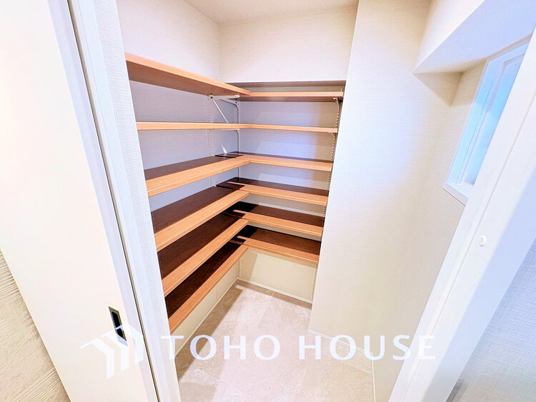 収納 大容量のSICを完備。お履物の多い方でも安心の収納量ですね