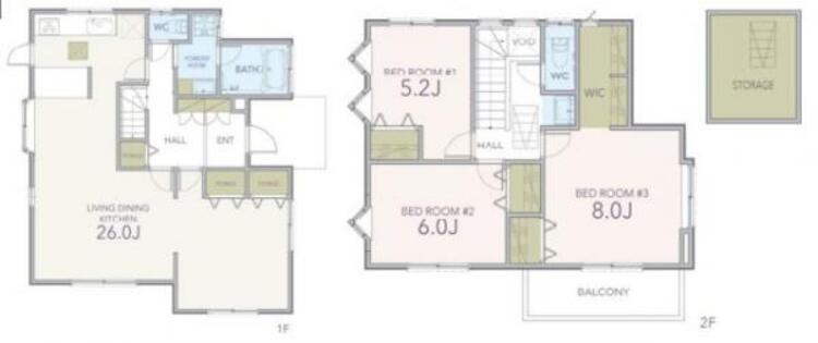 間取り 動線の良い間取りは住む人の使いやすさを一番に考えた設計です！計算されたゆとりとひかりが空間を演出！！永く住むを念頭に日々変化していくライフスタイルにも対応できるように思いやりのつまった間取りです！ 