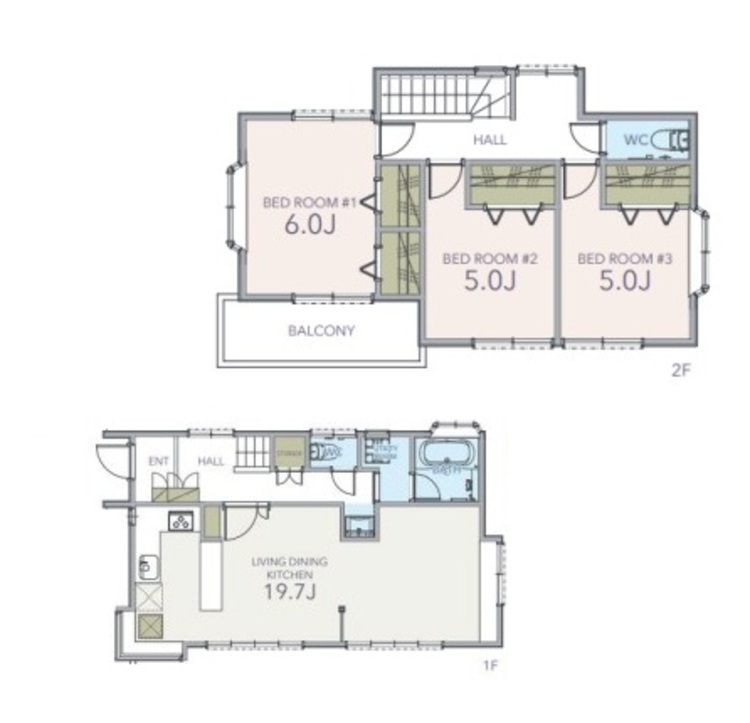 間取り 動線の良い間取りは住む人の使いやすさを一番に考えた設計です！計算されたゆとりとひかりが空間を演出！！永く住むを念頭に日々変化していくライフスタイルにも対応できるように思いやりのつまった間取りです！！！ 