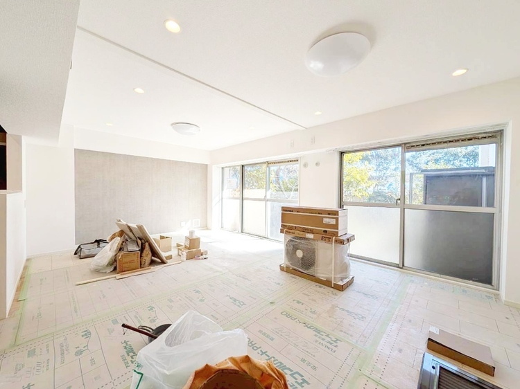 居間 豊かな居住性と、安心感を満たすクオリティが見事に調和した住空間。