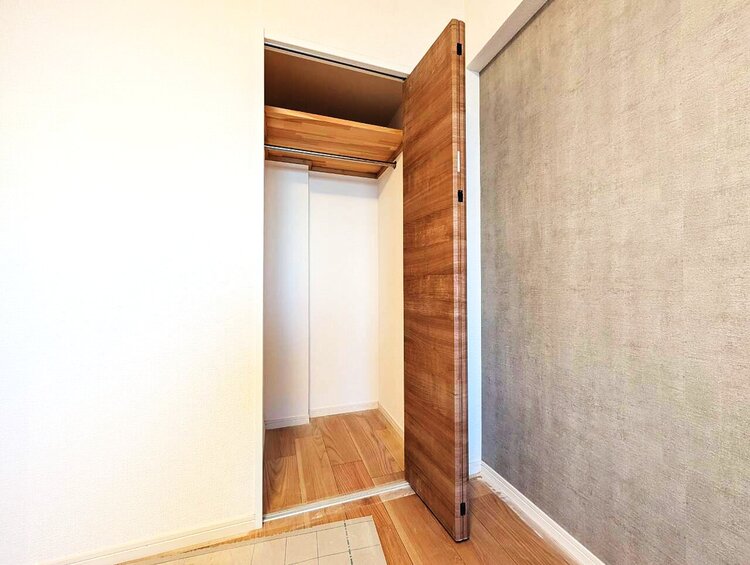 収納 居室にはクローゼットがあり、荷物もスッキリ収納して快適にお過ごしいただけます。