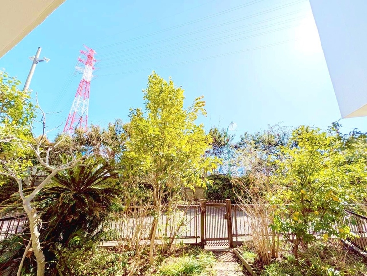 バルコニー 頬をなでる、優しい風を感じることが出来ます。