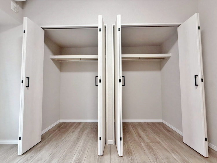 収納 居室にはクローゼットがあり、荷物もスッキリ収納して快適にお過ごしいただけます。