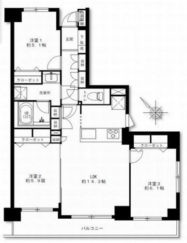 横浜小机西パークホームズ壱番館の物件画像