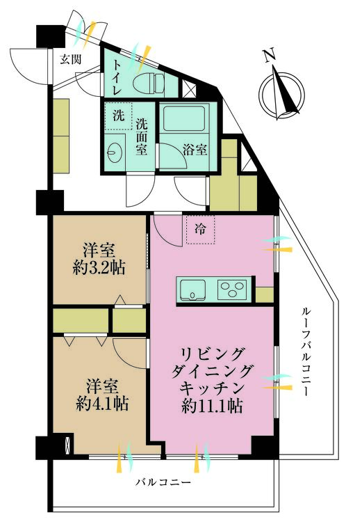 その他 2LDK、専有面積49.25m2