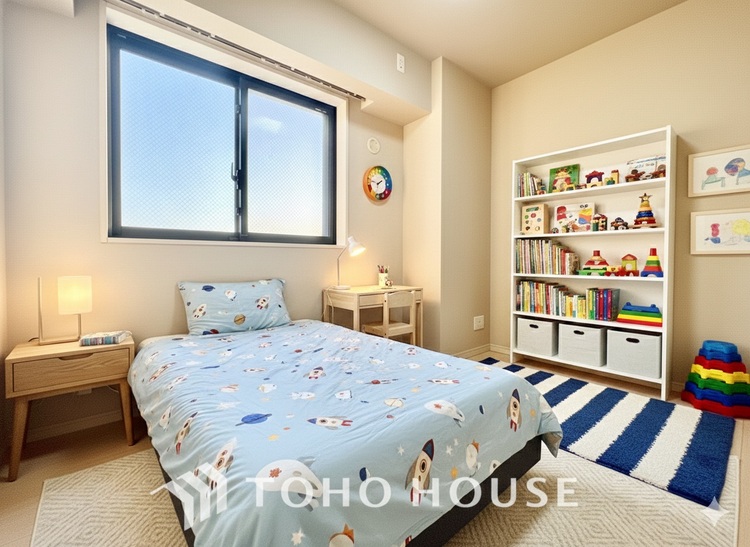 内装 ＊配置してある家具や小物はCGによるイメージ画像です。寝室は一日の疲れを癒す大切な空間。快適で落ち着けるおすすめの間取りです。