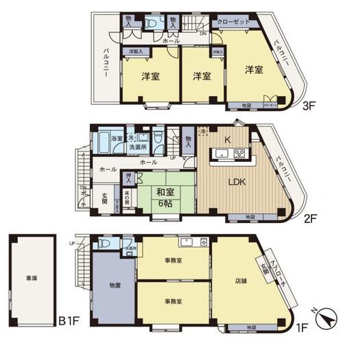 【安心を買うなら、朝日土地建物へ】瀬谷区北新 店舗事務所兼住宅の物件画像