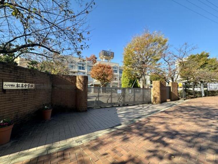 周辺 八王子市立松木中学校迄840ｍ