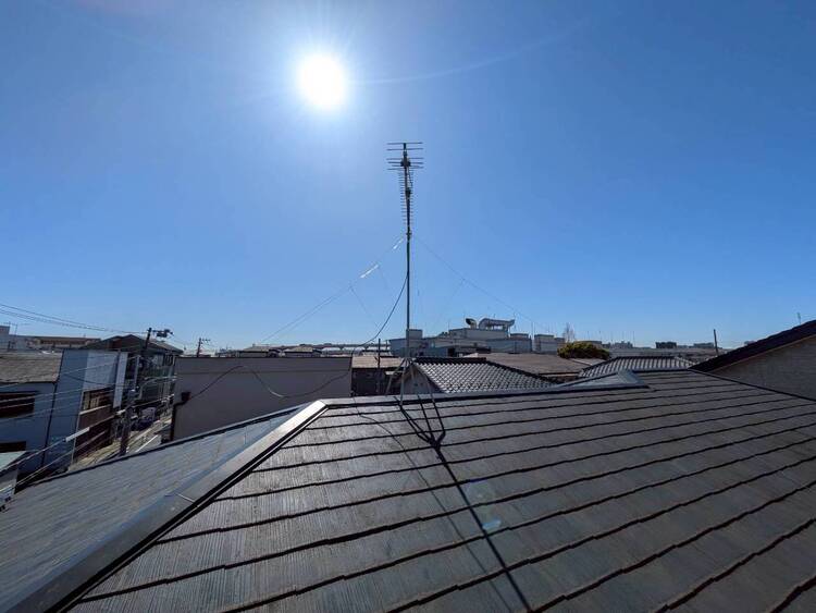 バルコニー 頬をなでる、優しい風を感じることが出来ます。