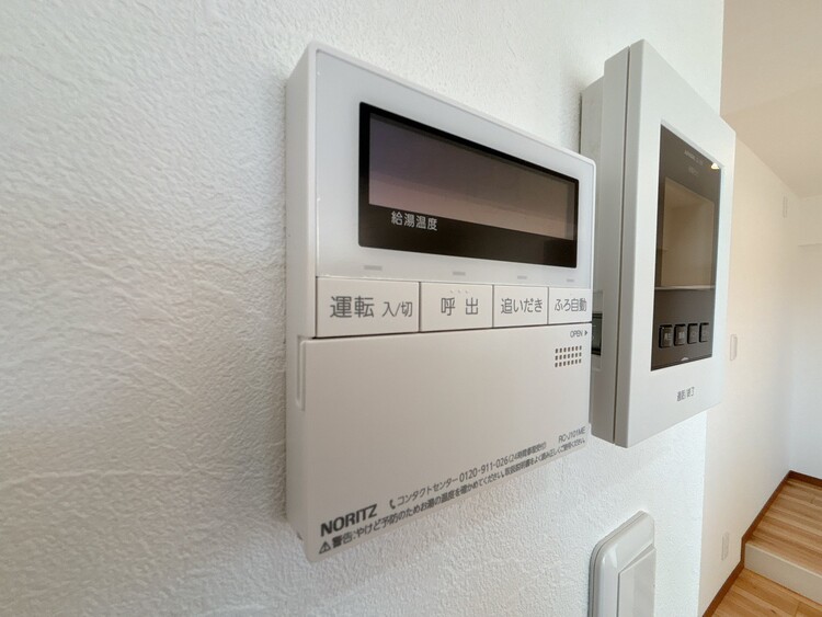 設備 見やすい画面で操作しやすい給湯パネルです。