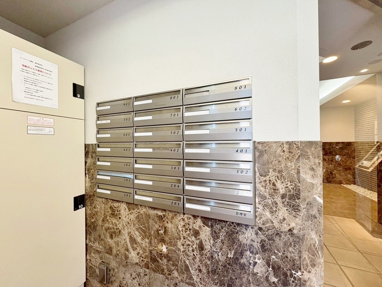 その他 郵便物を受け取るための郵便受けも、きちんと管理されています。