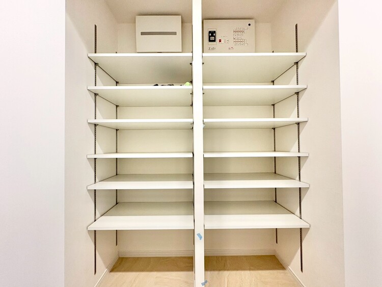 収納 暮らし心地を大きく左右する収納を、適材適所に配置し使い勝手を考慮しました。