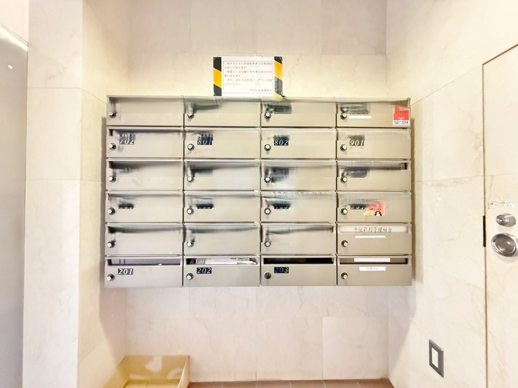 その他 郵便物を受け取るための郵便受けも、きちんと管理されています。