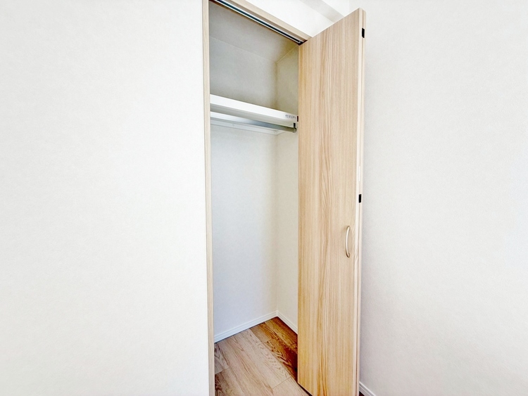 収納 居室にはクローゼットがあり、荷物もスッキリ収納して快適にお過ごしいただけます。